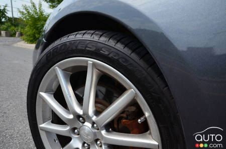 The Toyo Proxes Sport A/S tire, sidewall
